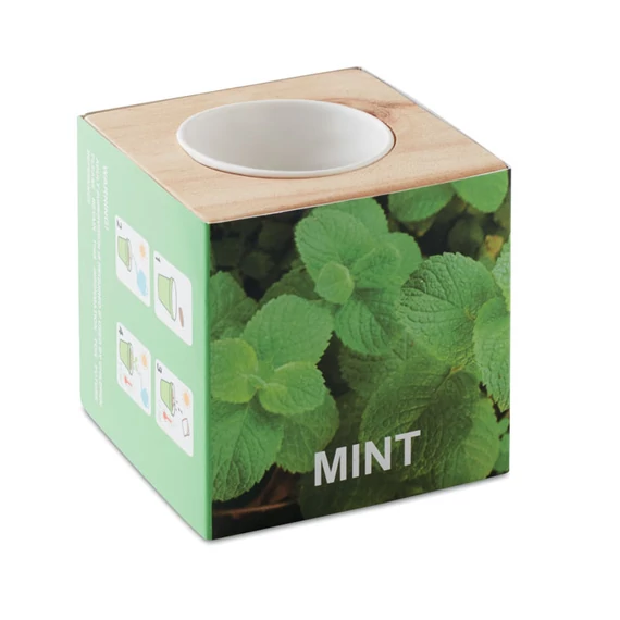 MENTA - Fa fűszeres doboz - Fa