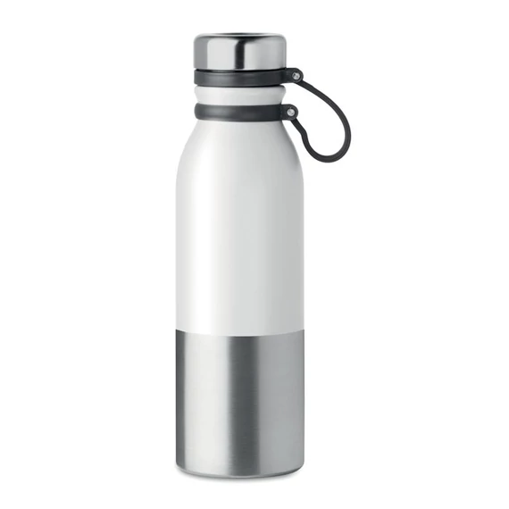 ICELAND - Duplafalú kulacs, 600 ml - Fehér