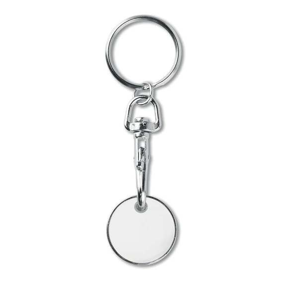 TOKENRING - Érmés kulcstartó (EUR) - Fehér