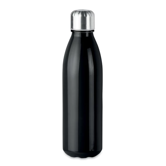 ASPEN GLASS - Üveg palack, 650 ml - Fekete