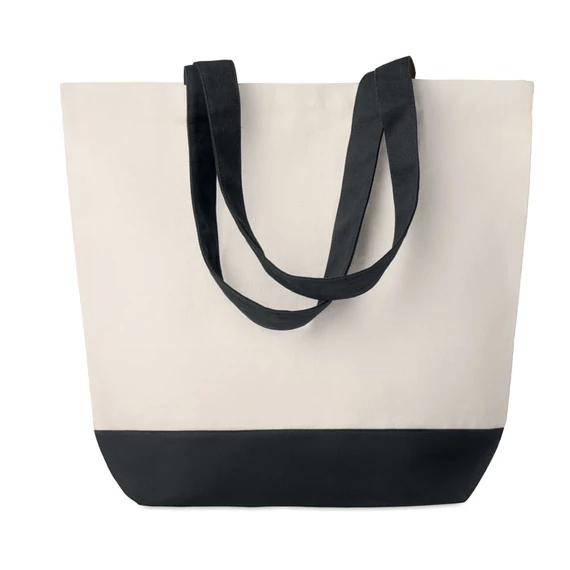KLEUREN BAG - Vászon strandtáska, 280 g - Fekete