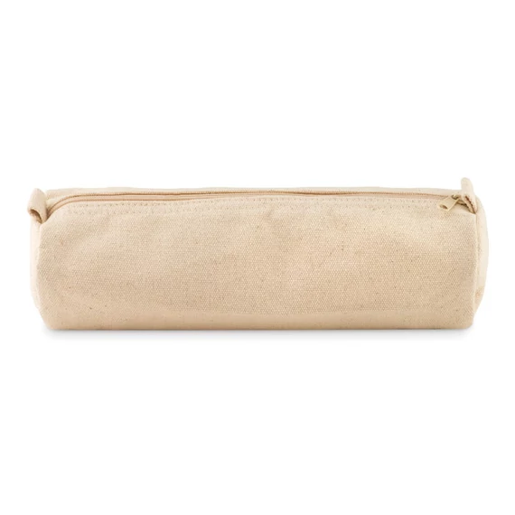 NATU POUCH - Pamutvászon tolltartó - Bézs