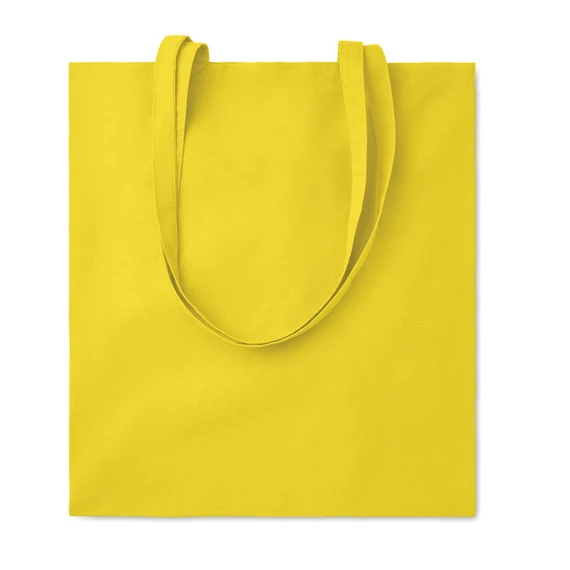COTTONEL COLOUR ++ - Pamut bevásárlótáska, 180 g - Sárga