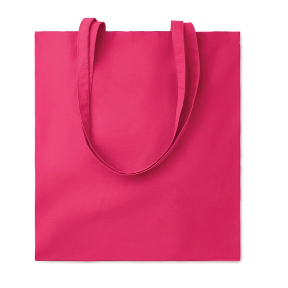 COTTONEL COLOUR ++ - Pamut bevásárlótáska, 180 g - Fukszia