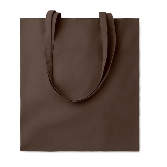 COTTONEL COLOUR ++ - Pamut bevásárlótáska, 180 g - Csokoládé