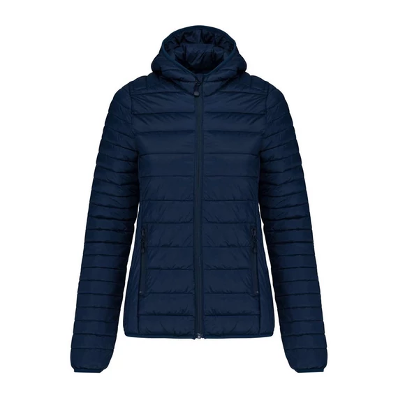LADIES' LIGHTWEIGHT HOODED PADDED JACKET