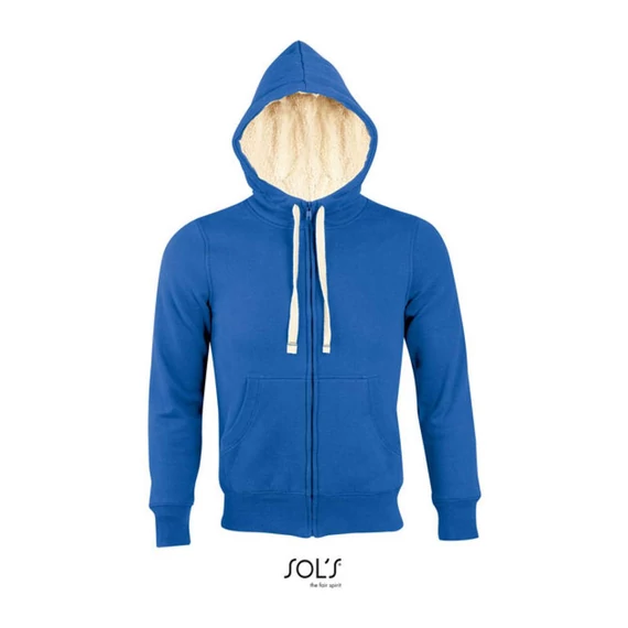 SHERPA UNISEX ZIPPED JACKET WITH SHERPA LINING