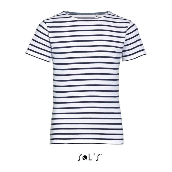 MILES KIDS ROUND NECK STRIPED T-SHIRT