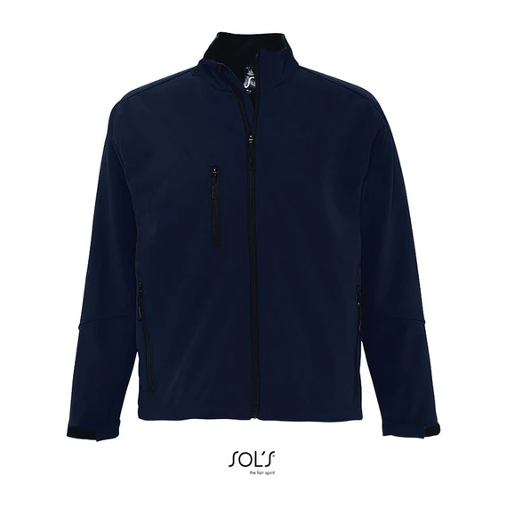 RELAX MEN'S SOFTSHELL ZIPPED JACKET