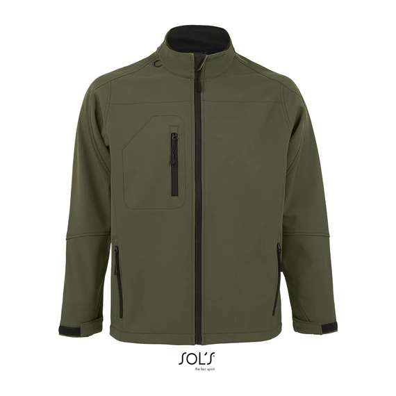 RELAX MEN'S SOFTSHELL ZIPPED JACKET