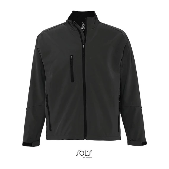 RELAX MEN'S SOFTSHELL ZIPPED JACKET