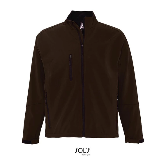 RELAX MEN'S SOFTSHELL ZIPPED JACKET