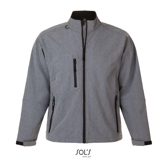 RELAX MEN'S SOFTSHELL ZIPPED JACKET