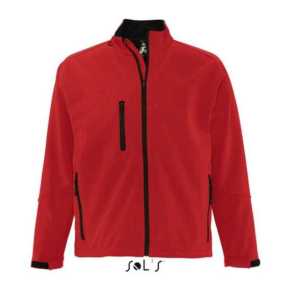 RELAX MEN'S SOFTSHELL ZIPPED JACKET