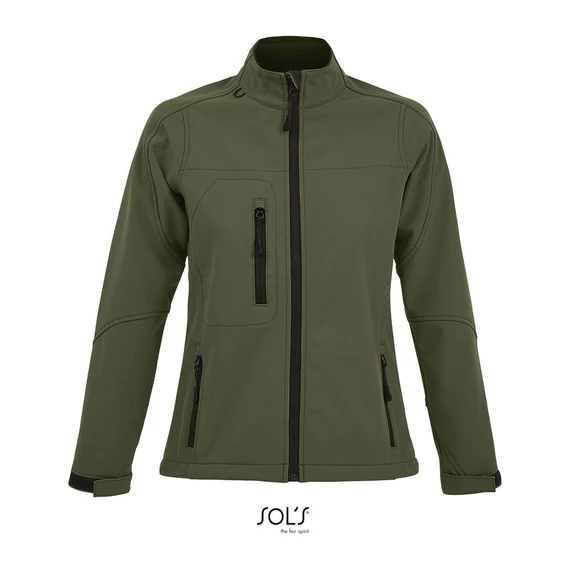 ROXY WOMEN'S SOFTSHELL ZIPPED JACKET