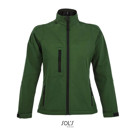 ROXY WOMEN'S SOFTSHELL ZIPPED JACKET