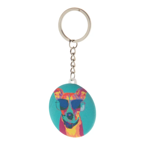 KeyBadge RPET Mini - kitűzős RPET kulcstartó