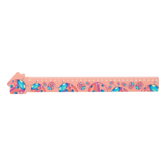 Couler 30 - ház formájú vonalzó, 30 cm