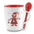 Kép 1/4 - CLAUS - Bögre kanállal 250ml - Többszínű