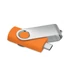 Kép 1/6 - COLODRI - 16GB 3.0 USB pendrive C-típusú    MO1401 - Narancssárga