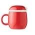 Kép 4/6 - SANTA - Mikulás bögre fedővel 370 ml - Piros