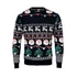 Kép 1/6 - SHAMIS LARGE - Karácsonyi LED-es pulóver L/XL - Fekete