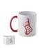 Kép 1/6 - FESTIMUG - Karácsonyi kerámia bögre 300ml - Piros