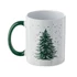 Kép 4/6 - FESTIMUG - Karácsonyi kerámia bögre 300ml - Zöld