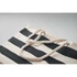 Kép 4/4 - HEAVEN STRIPE - Pamut strandtáska 220 g/m² - Fekete