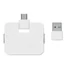 Kép 4/6 - SQUARE-C - 4 portos USB hub - Fehér