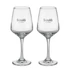 Kép 4/6 - CHEERS - 2 db-os borospohár készlet - Áttetsző