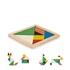 Kép 1/5 - TANGRAM - Tangram kirakó játék fából - Fa