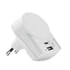 Kép 1/6 - EURO USB CHARGER A/C - Skross Európa USB töltő (AC) 27W - Fehér