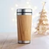 Kép 4/5 - RODEODRIVE+ - Duplafalú bambusz úti bögre 400ml - Fa