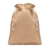 Kép 1/3 - JUTE SMALL - Kis juta ajándéktasak 14x22 cm - Bézs