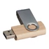 Kép 1/4 - Twist USB Stick with light wood cover 8GB
