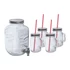 Kép 1/6 - Italadagoló 4 db korsóval, 4000 ml + 4 × 450 ml