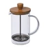 Kép 1/6 - Üveg kávé- vagy teafőző bambusz tetővel, 600 ml