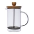 Kép 3/6 - Üveg kávé- vagy teafőző bambusz tetővel, 600 ml