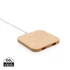 Kép 1/6 - Bambusz 5W-os vezeték nélküli töltő USB-vel