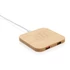Kép 6/6 - Bambusz 10W-os vezeték nélküli töltő USB-vel