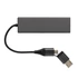 Kép 4/6 - Terra RCS újrahasznosított alumínium elosztó 3 USB porttal