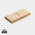Kép 1/6 - Bambusz 8000 mAh 5W-os vezeték nélküli töltős powerbank