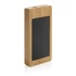 Kép 4/6 - Sunwick 10.000 mAh bambusz napelemes powerbank