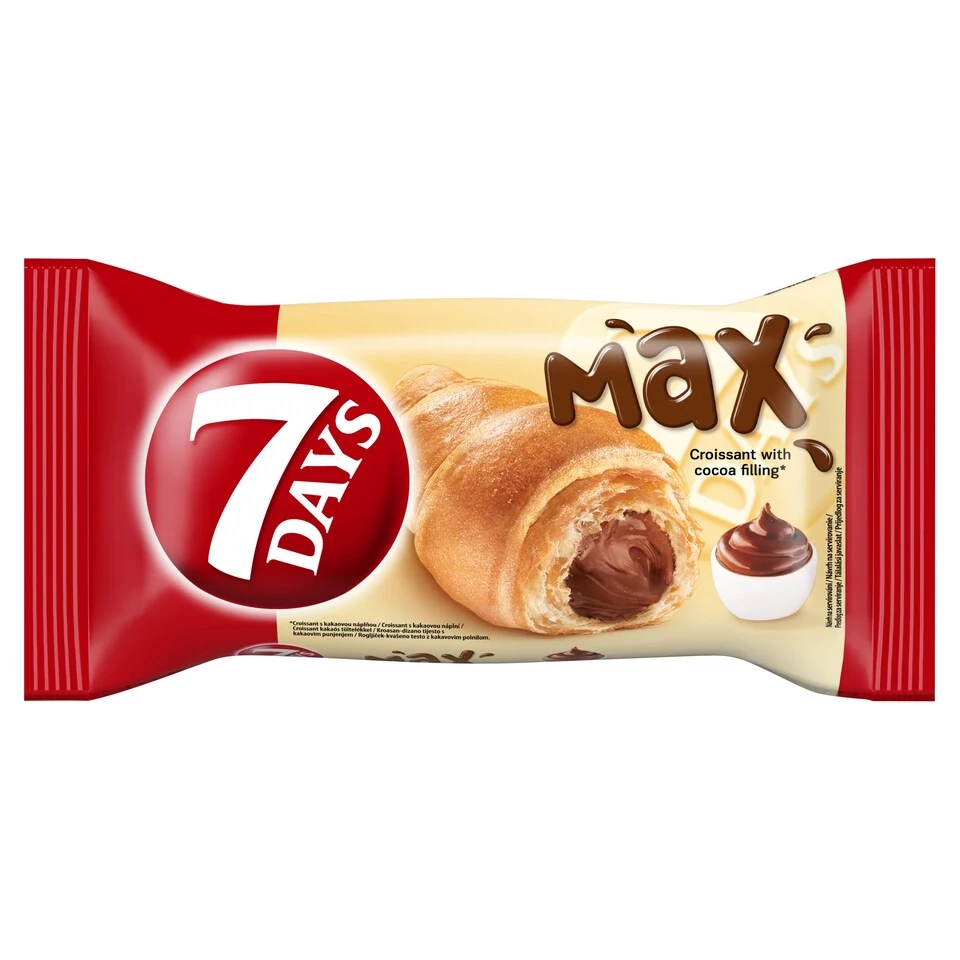 7DAYS Max croissant kakaós 80g