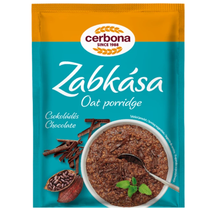 Cerbona csokoládés zabkása 55g