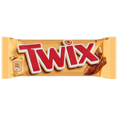 Twix kekszes szeletek karamellával tejcsokoládéba mártva 2 db 50 g