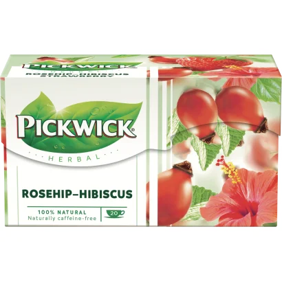 Pickwick Herbal Goodness csipkebogyó tea hibiszkusszal 20 filter 50 g