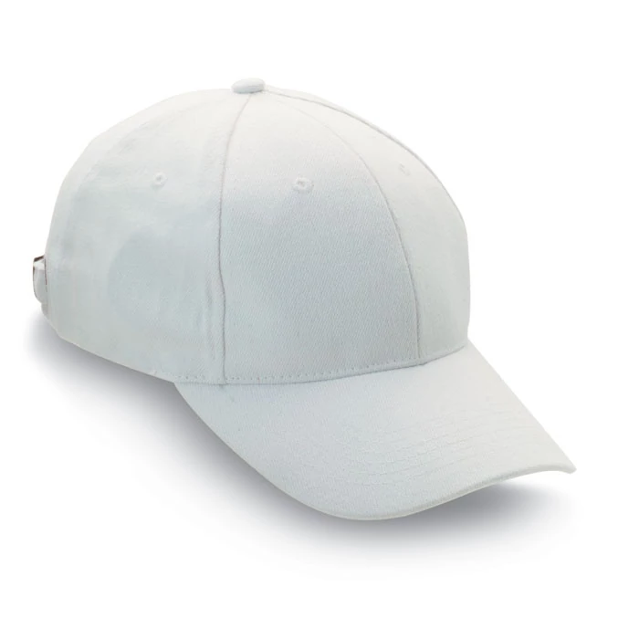 NATUPRO - 6 paneles baseball sapka - Fehér