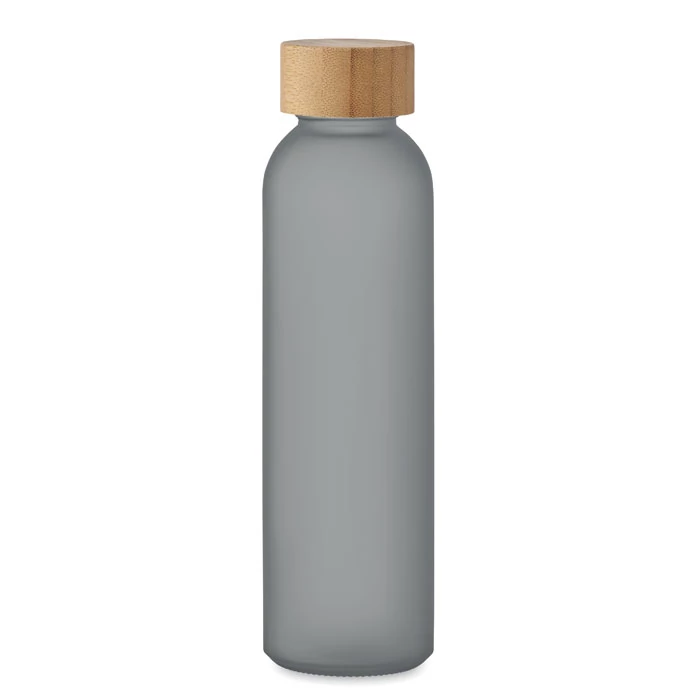 ABE - Matt üveg palack 500 ml - Áttetsző Szürke